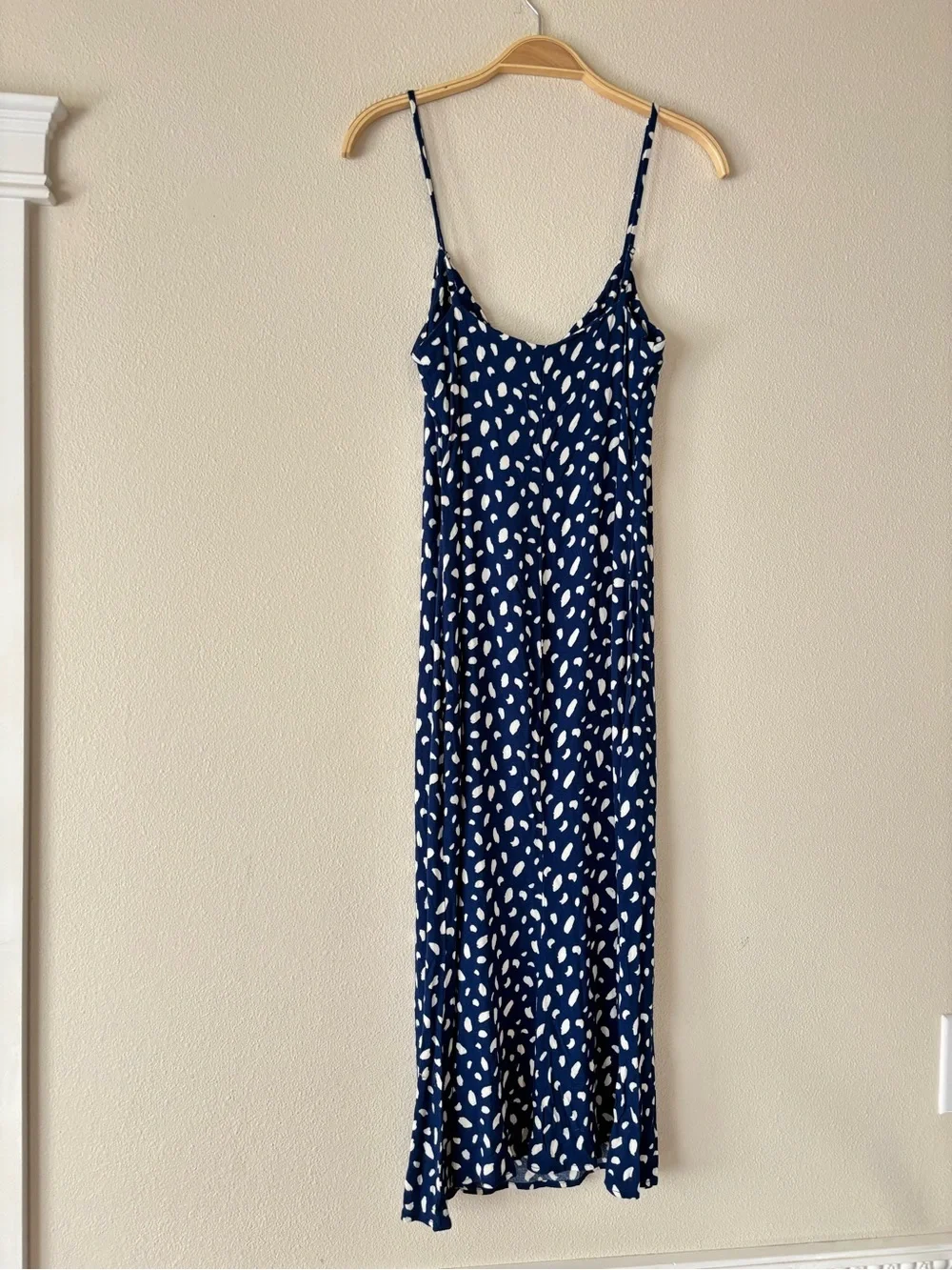 Reformation Crimini Dress - Moray (Blue) Maxi Slip Dress Size 0 - Picture 4 of 7
